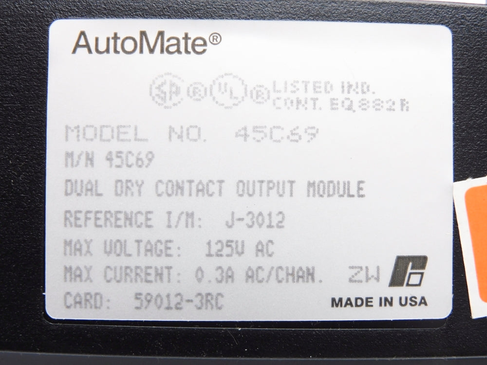 RELIANCE ELECTRIC AUTOMATE 45C69 NSMP