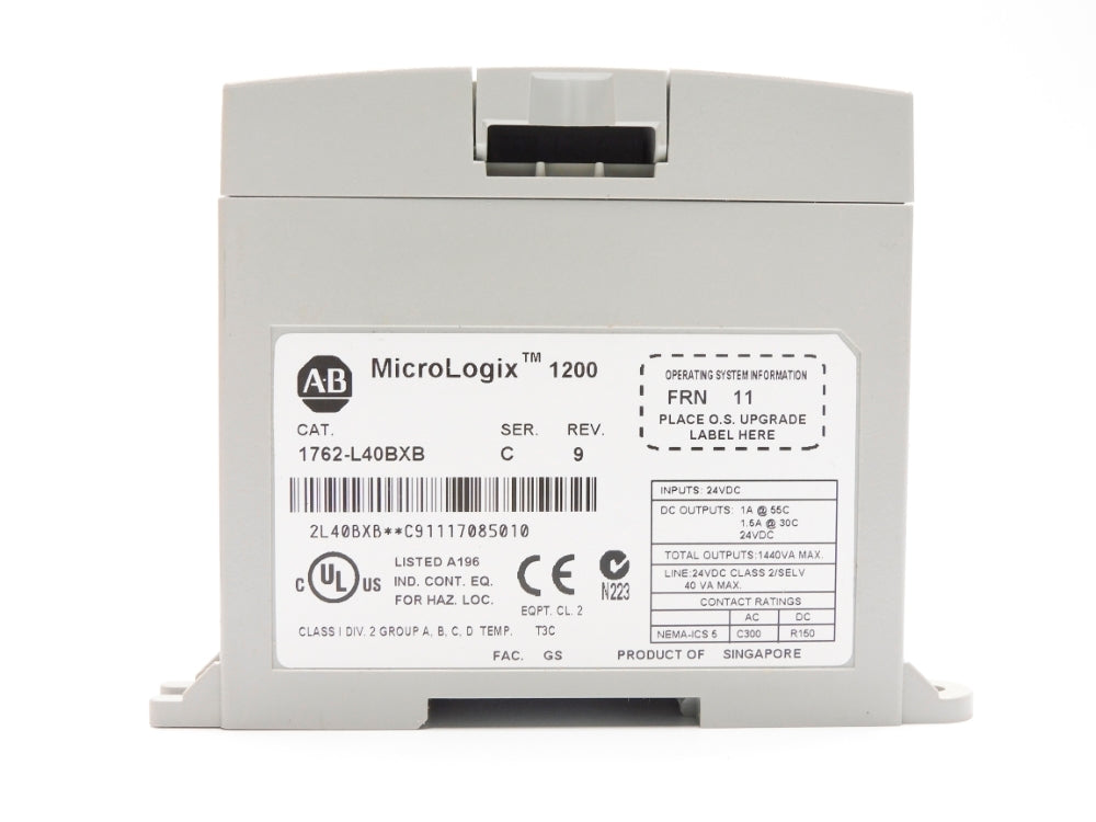 ALLEN BRADLEY 1762-L40BXB SER. C F/W 11 NSMP