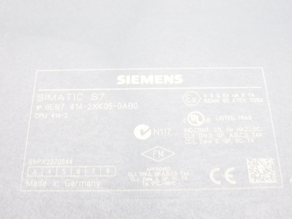 SIEMENS 6ES7414-2XK05-0AB0 UNMP