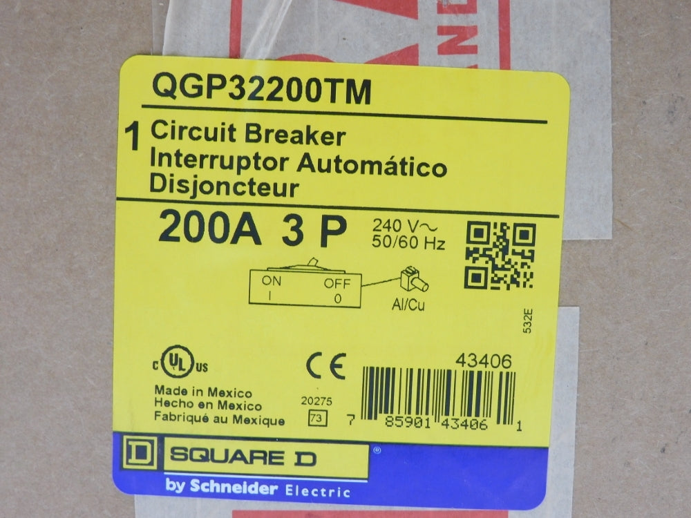 SQUARE D QGP32200TM 240V 200A NSFS