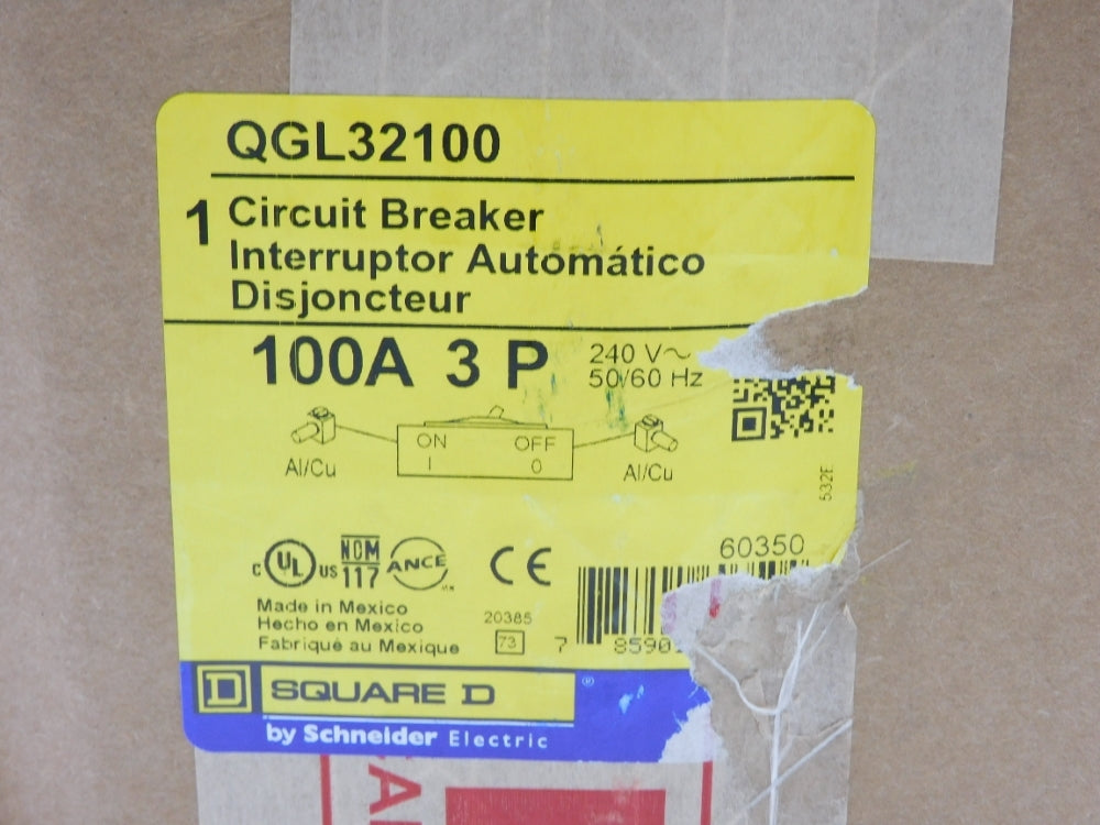 SQUARE D QGL32100 240V 100A NSFS