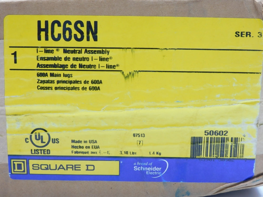 SQUARE D HC6SN SER. 3 NSFS