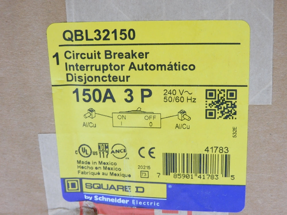 SQUARE D QBL32150 240V 150A NSFS