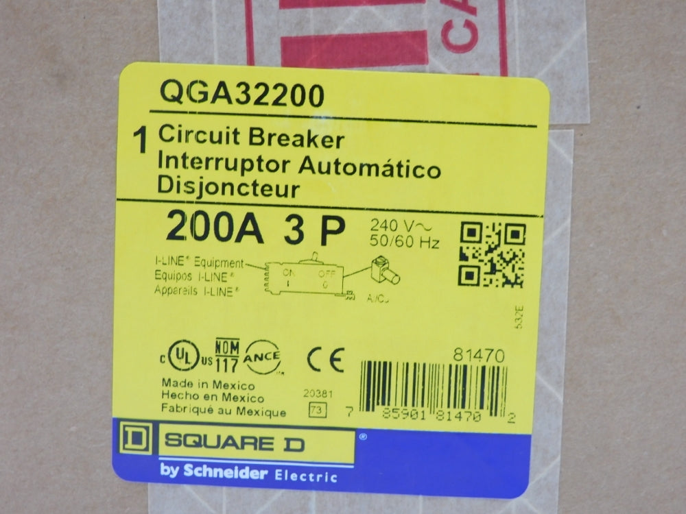 SQUARE D QGA32200 200A 240V NSFS