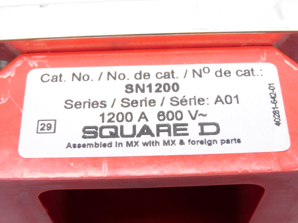 SQUARE D SN1200 SER. A01 NUPI