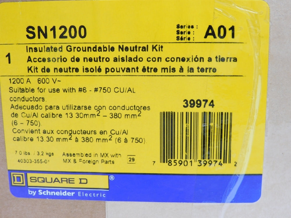 SQUARE D SN1200 SER. A01 NUPI