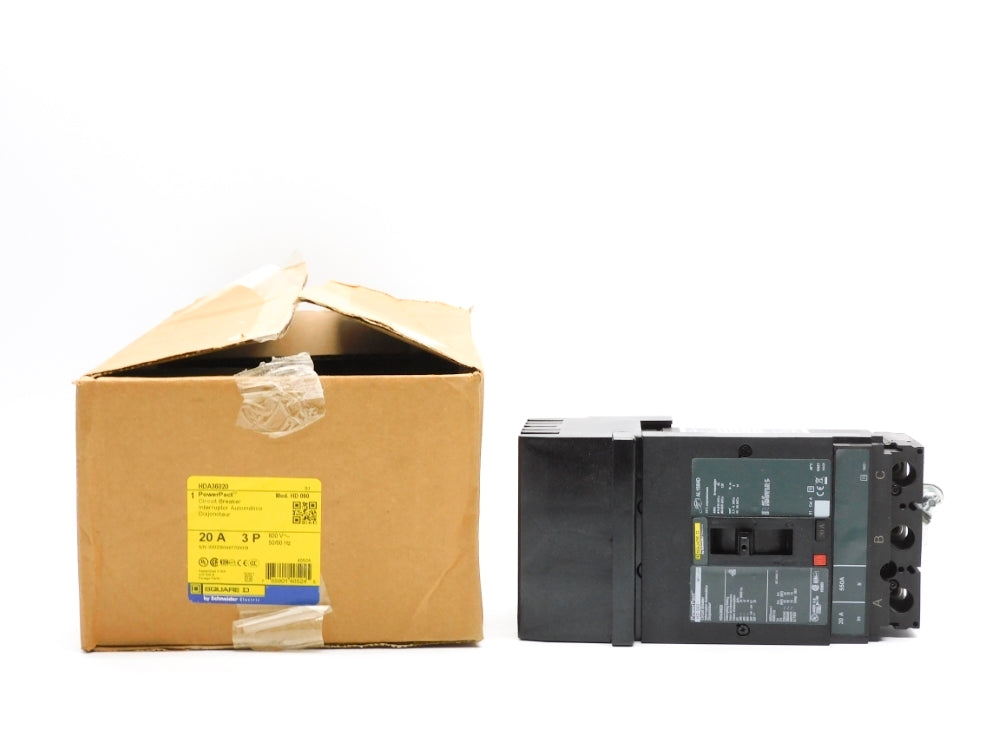 SQUARE D HDA36020 600V 20A NSMP