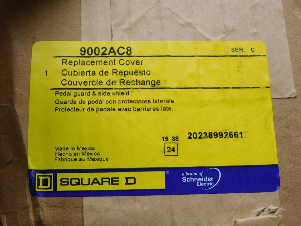 SQUARE D 9002AC8 SER. C NSFS