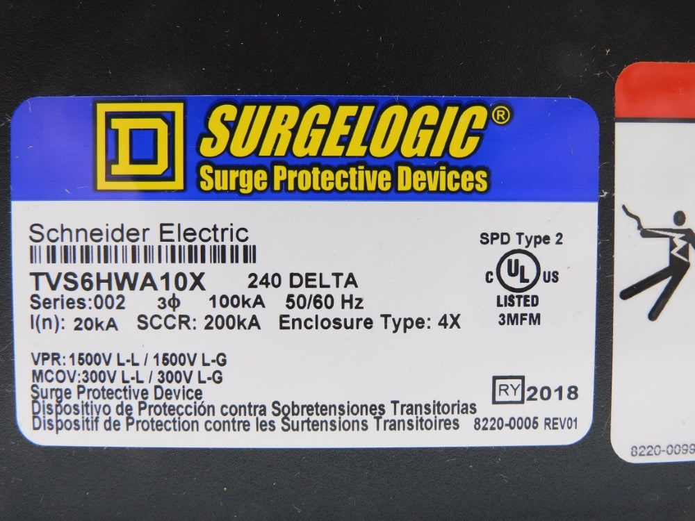 SQUARE D TVS6HWA10X SER. 002 NSMP