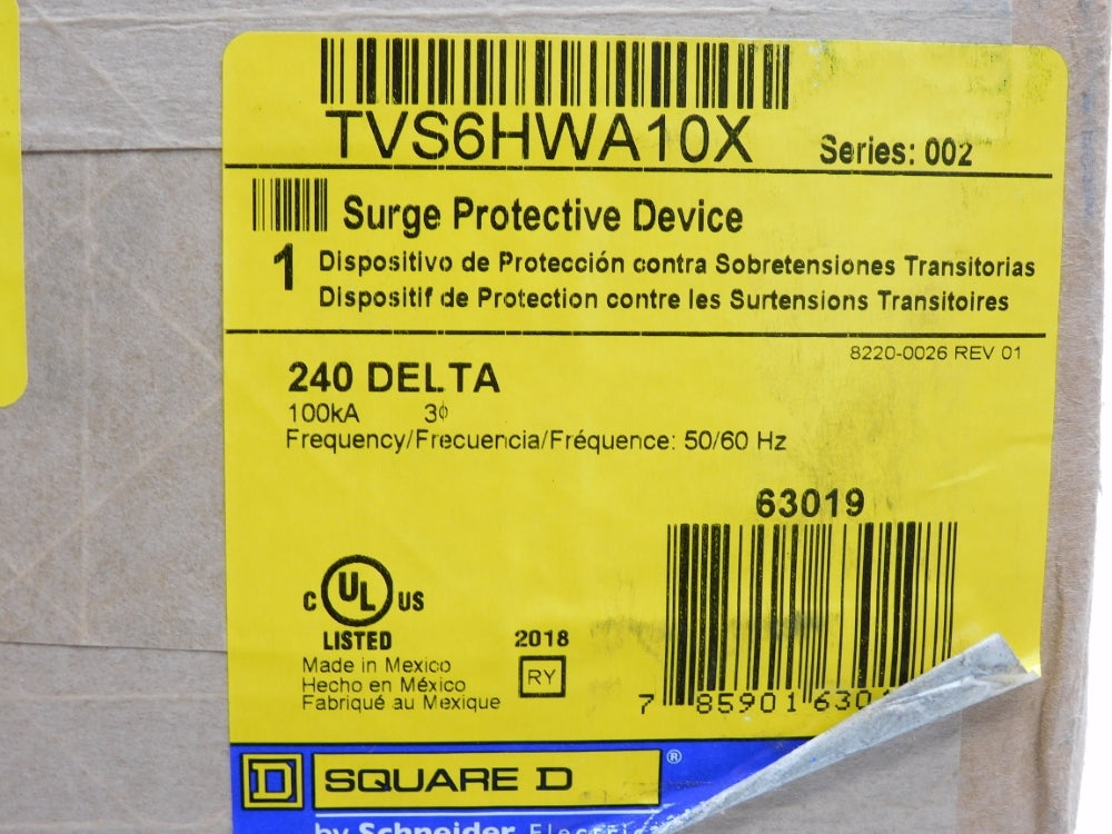 SQUARE D TVS6HWA10X SER. 002 NSMP
