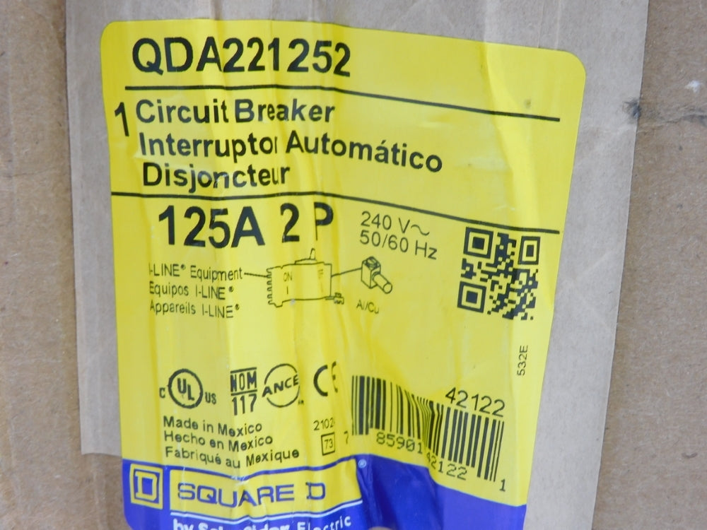 SQUARE D QDA221252 125A 240V NSMP