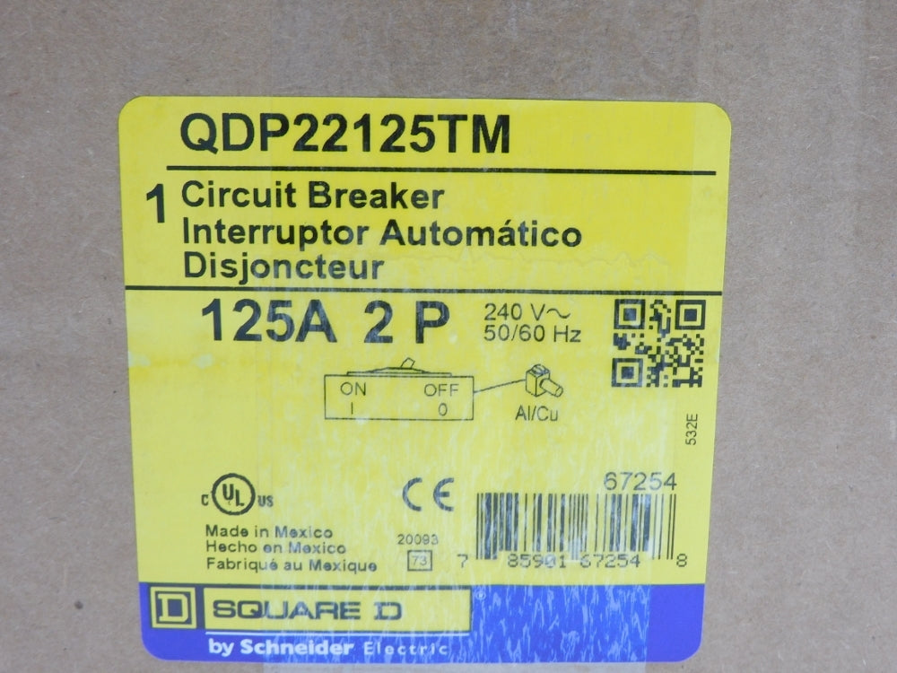 SQUARE D QDP22125TM 240V 125A NSMP