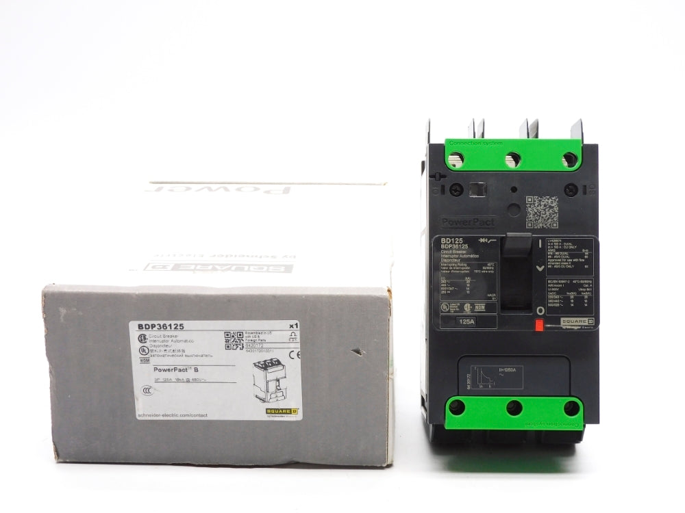 SQUARE D BDP36125 125A 480V (AS PICTURED) NSMP