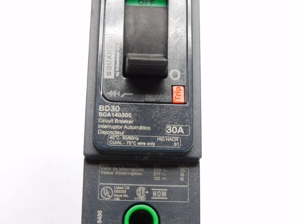 SQUARE D BDA140305 30A 277V NSMP