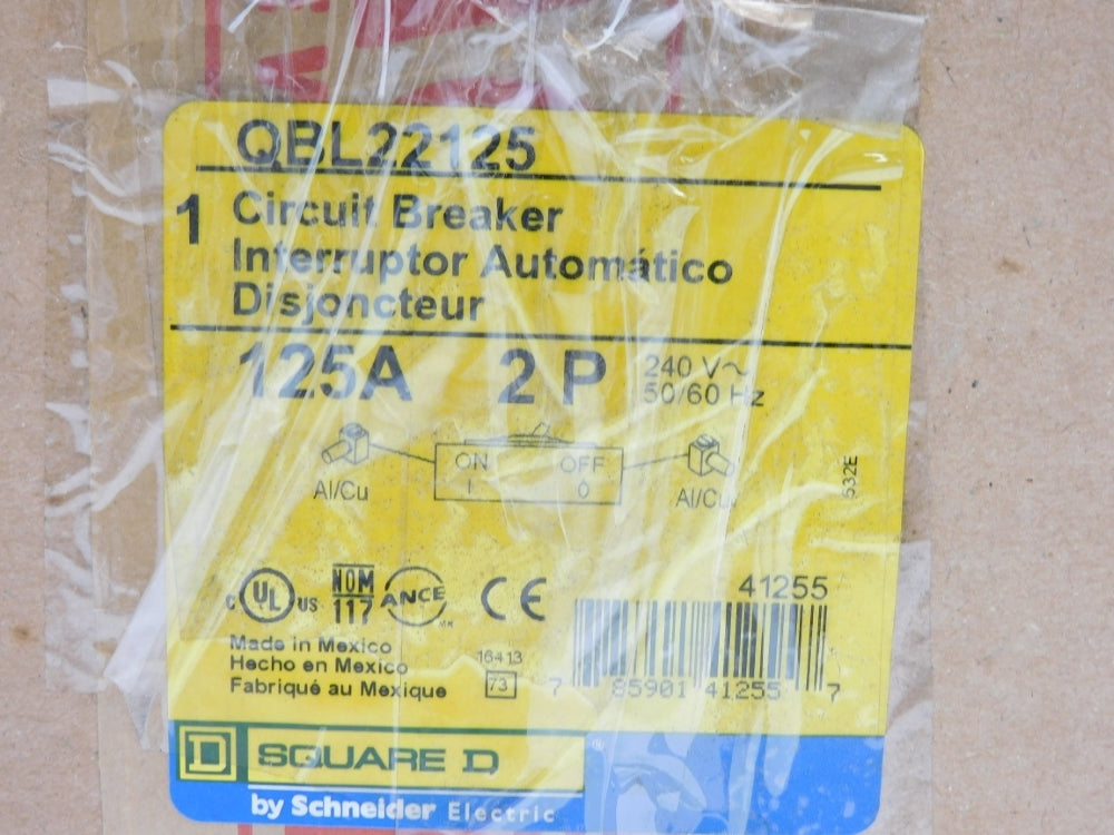 SQUARE D QBL22125 240V 125A NSMP