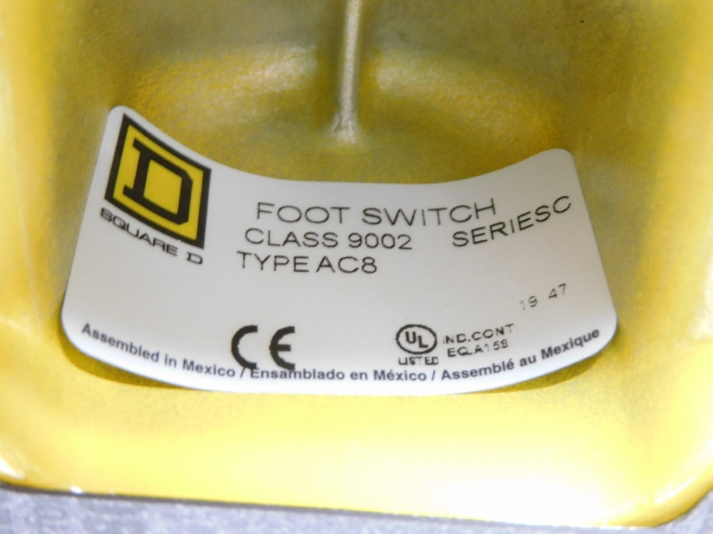 SQUARE D 9002AC8 SER. C NSMP
