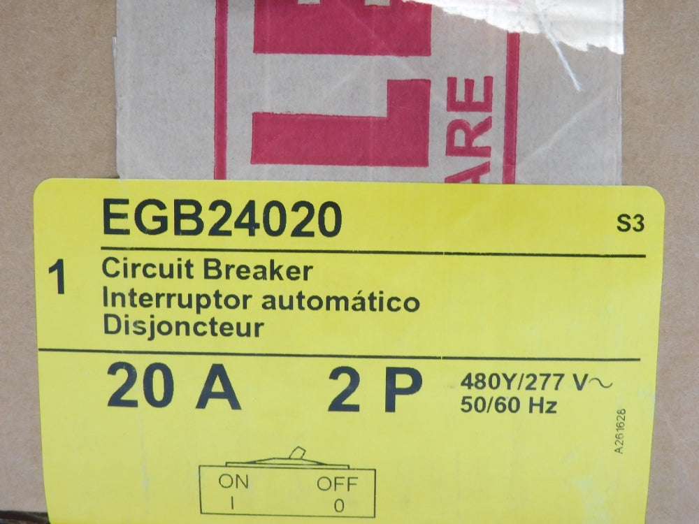 SQUARE D EGB24020 480/277V 20A NSMP