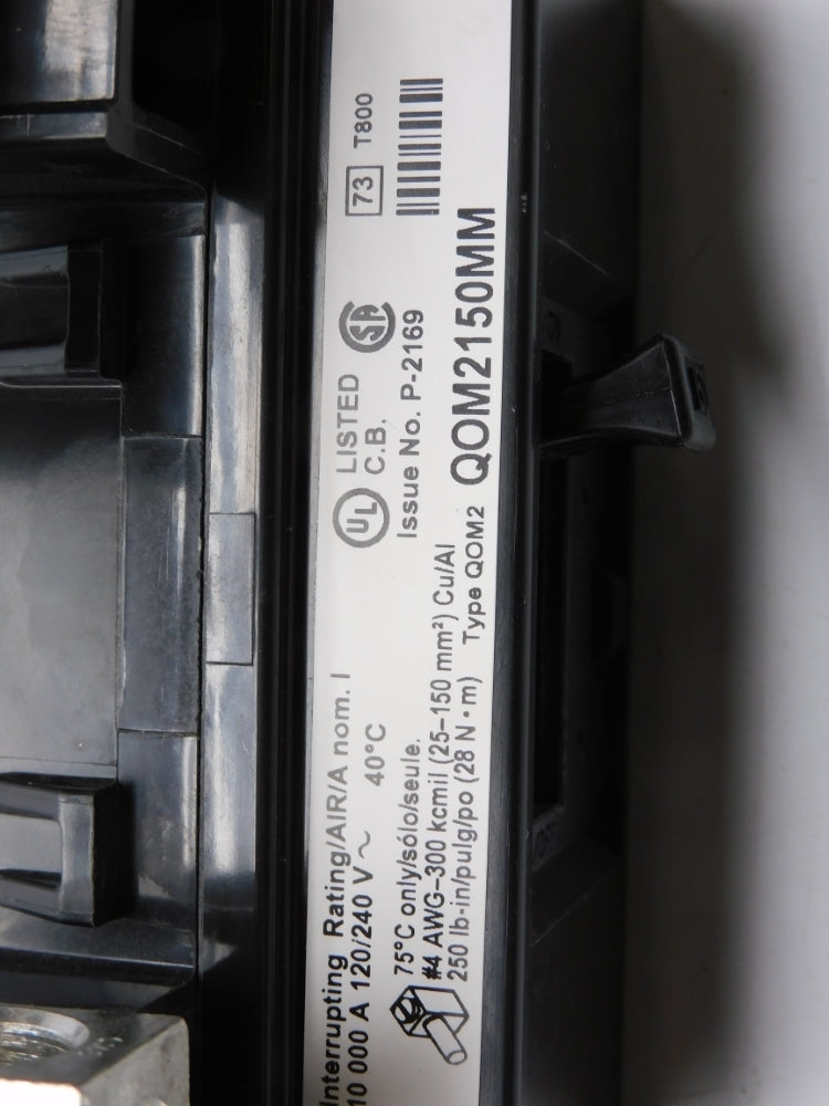 SQUARE D QOM2150MM 150A 120/240V (AS PICTURED) NSMP