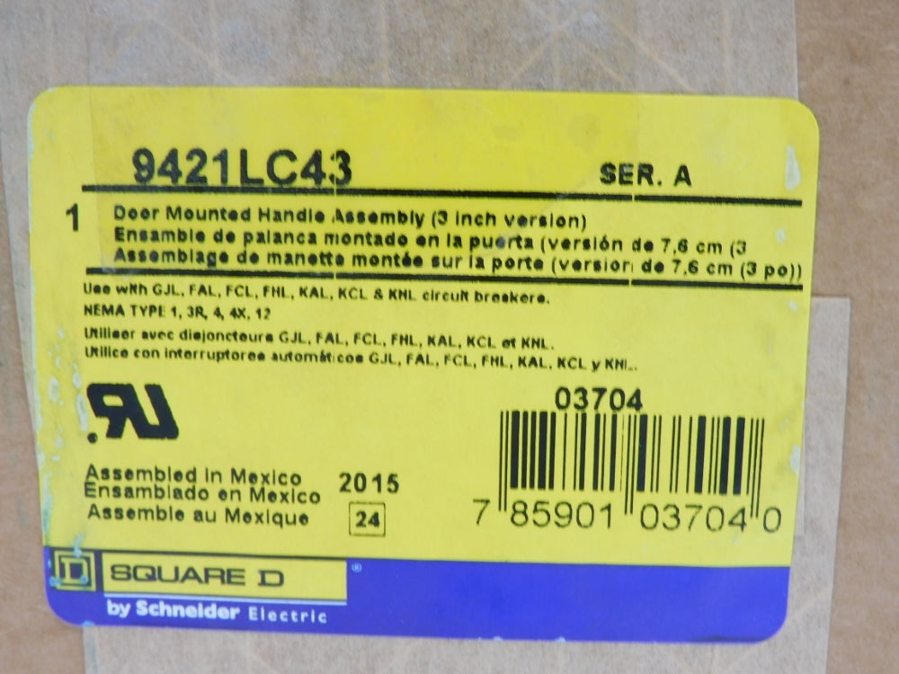 SQUARE D 9421LC43 SER. A NSMP