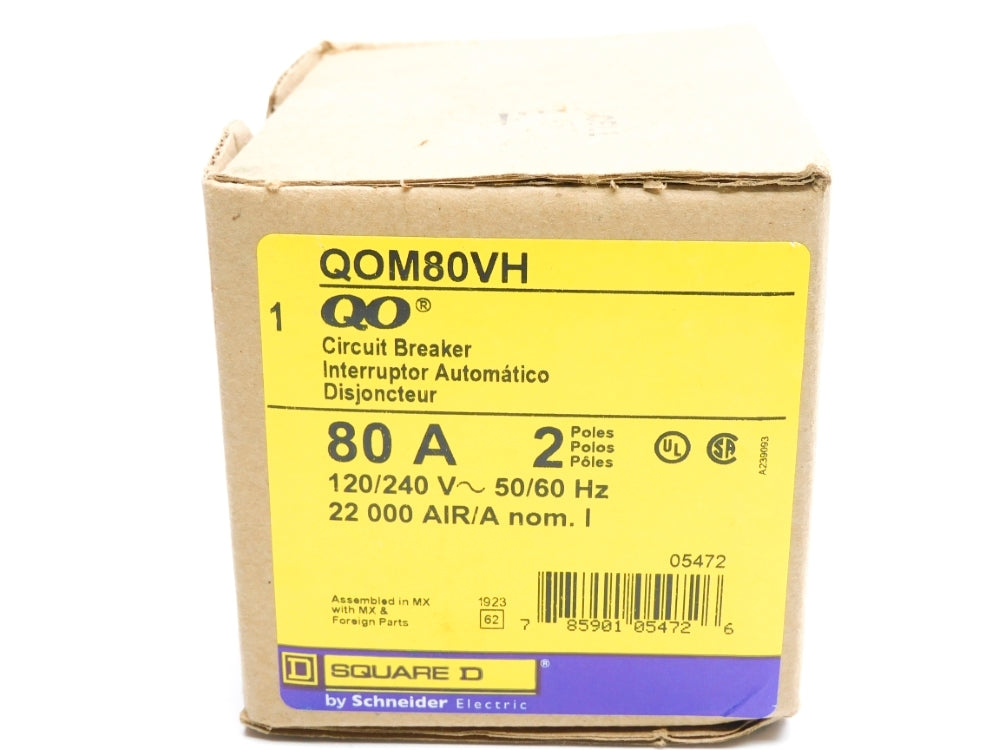 SQUARE D QOM80VH 80A 120/240V NSMP