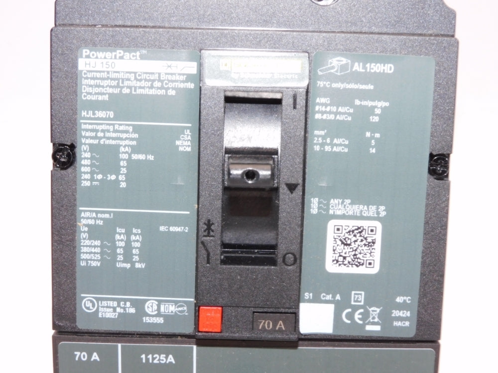 SQUARE D HJL36070 70A 240V NSNP