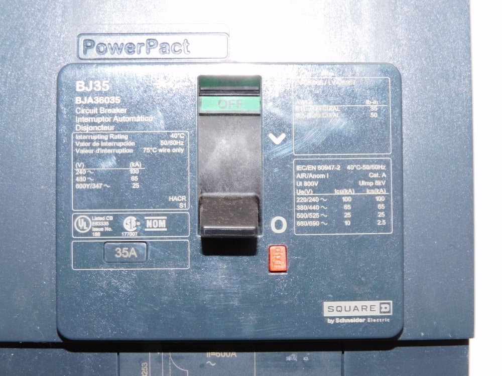 SQUARE D BJA36035 35A 240V NSNP