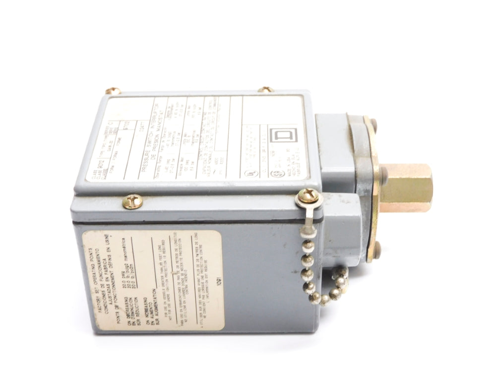 SQUARE D 9012GAW22 SER. C 1-40PSI UNMP