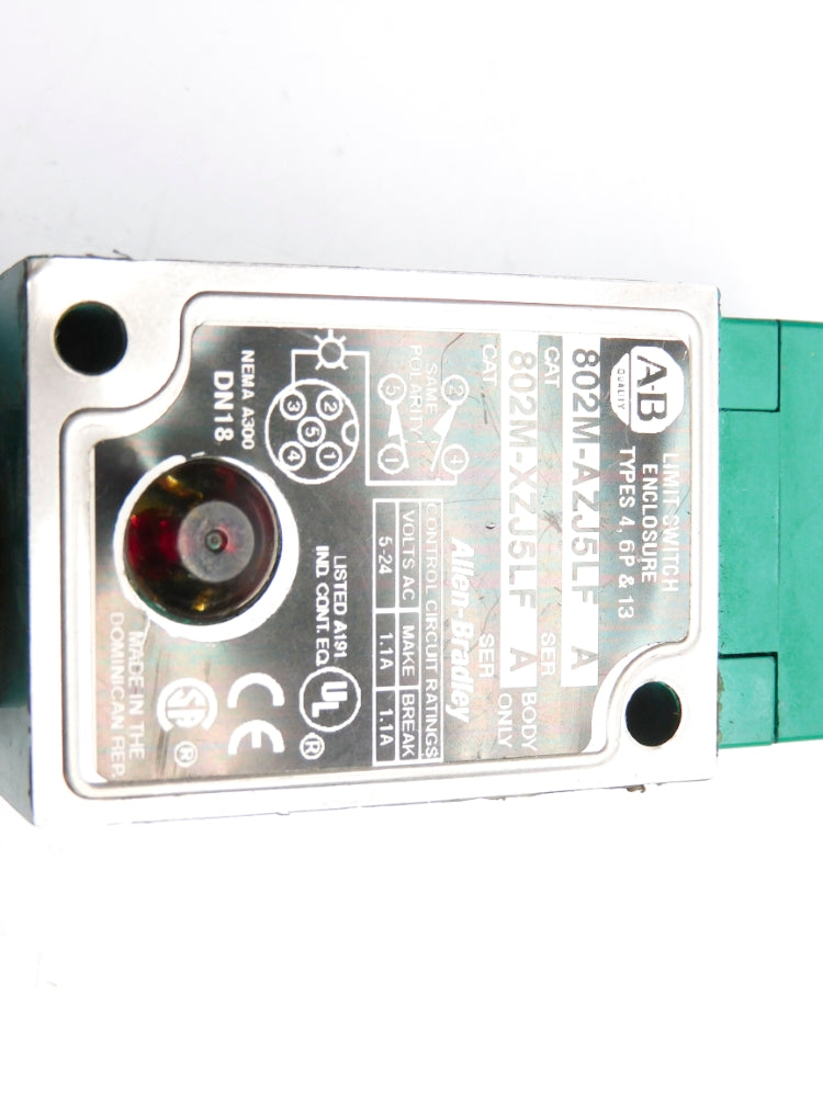 ALLEN BRADLEY 802M-AZJ5LF SER. A UNMP
