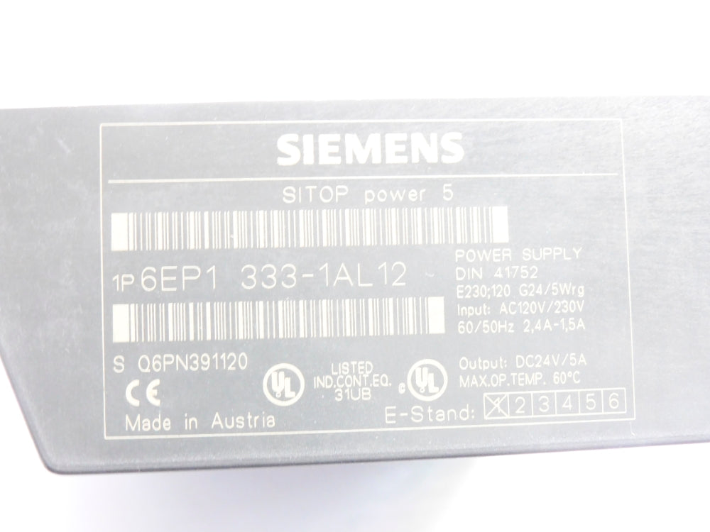 SIEMENS 6EP1333-1AL12 UNMP