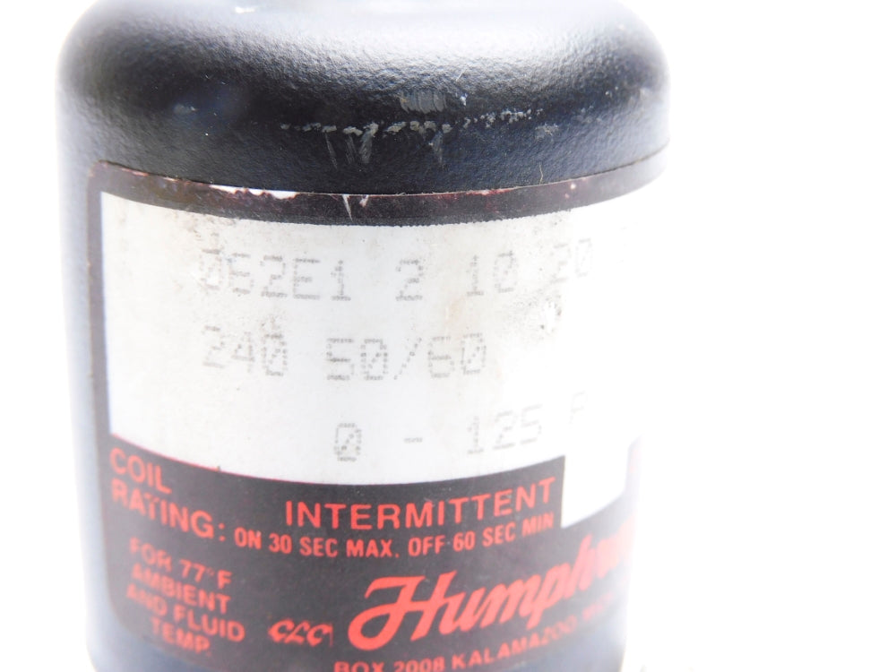 HUMPHREY 062E1210203580 240V 50/60 0-125PSI UNMP