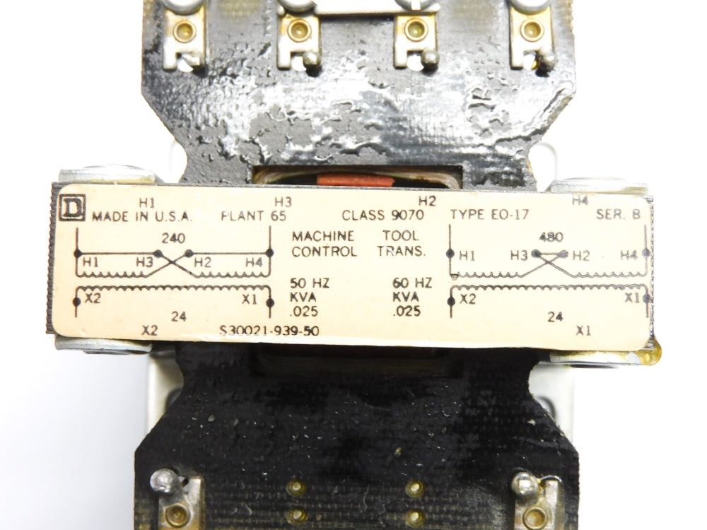 SQUARE D 9070EO17 SER. B .025KVA UNMP