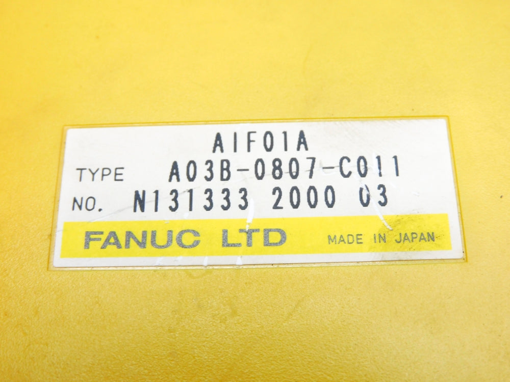FANUC A03B-0807-C011 AIF01A UNMP
