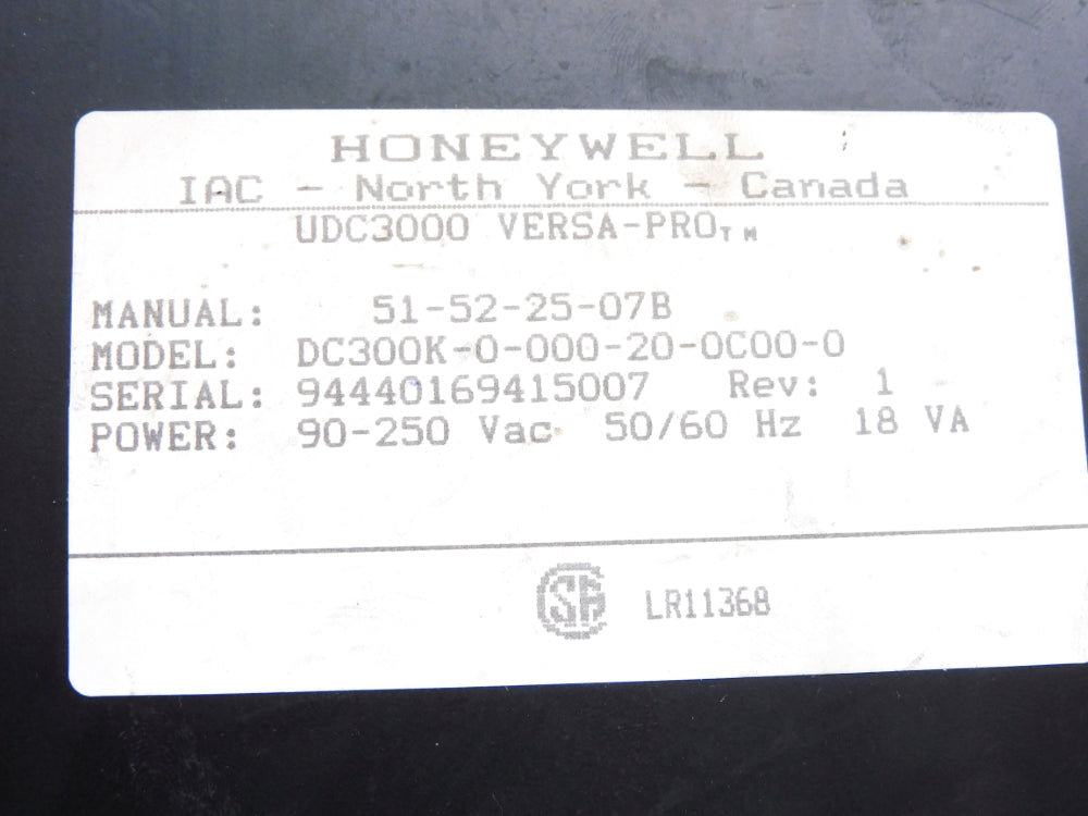HONEYWELL DC300K-0-000-20-0C00-0 NSNP