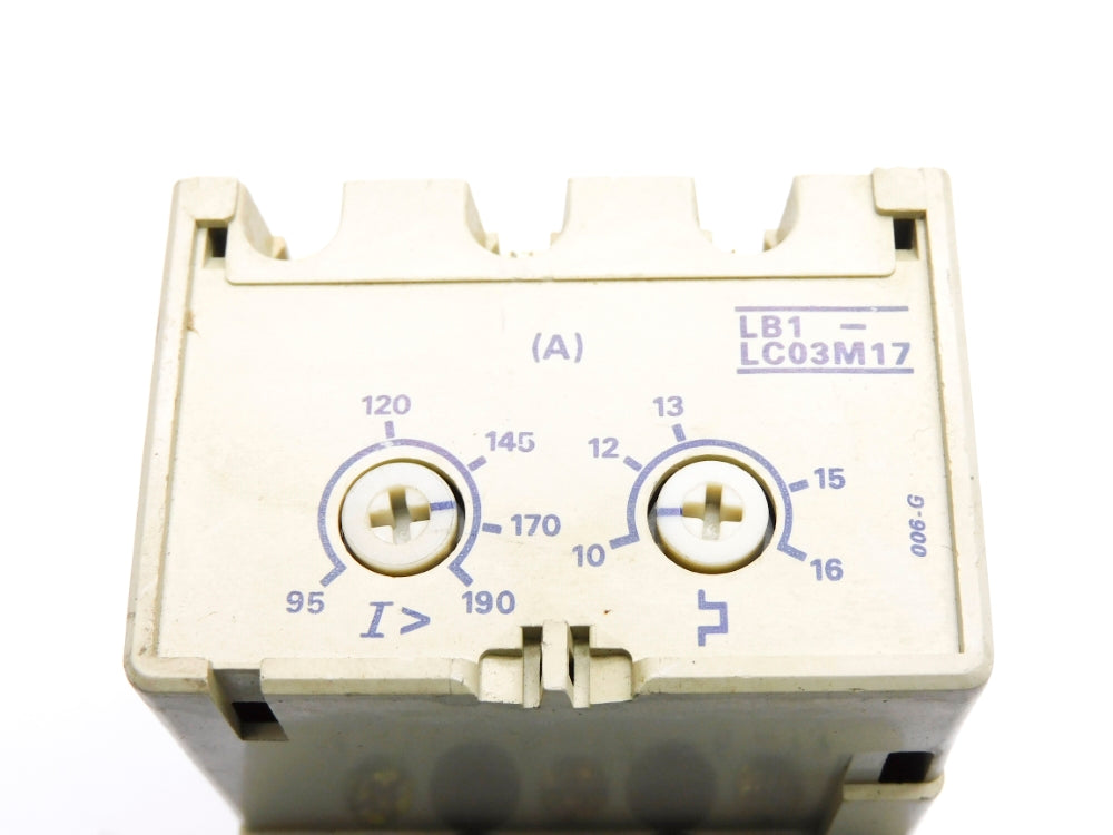 TELEMECANIQUE LB1LC03M17 10-16A UNMP