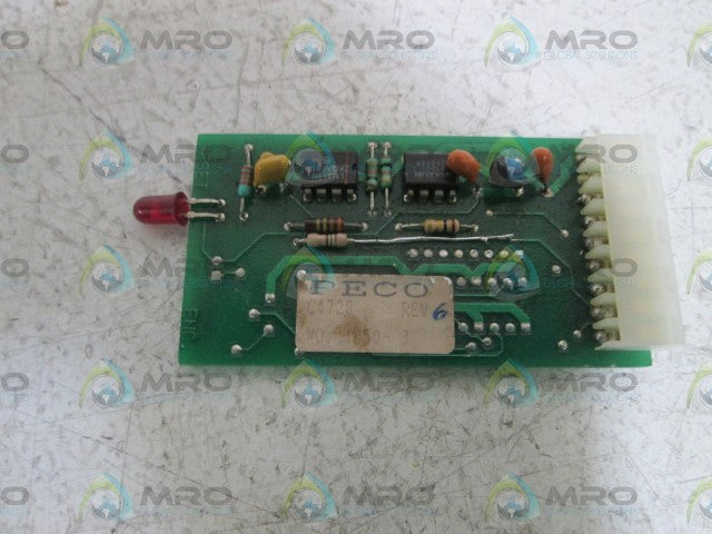 PECO BOARD C4728 REV. 6 *USED*