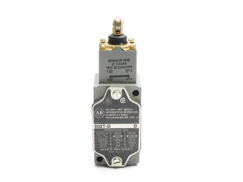 ALLEN BRADLEY 802T-D SER. D UNMP