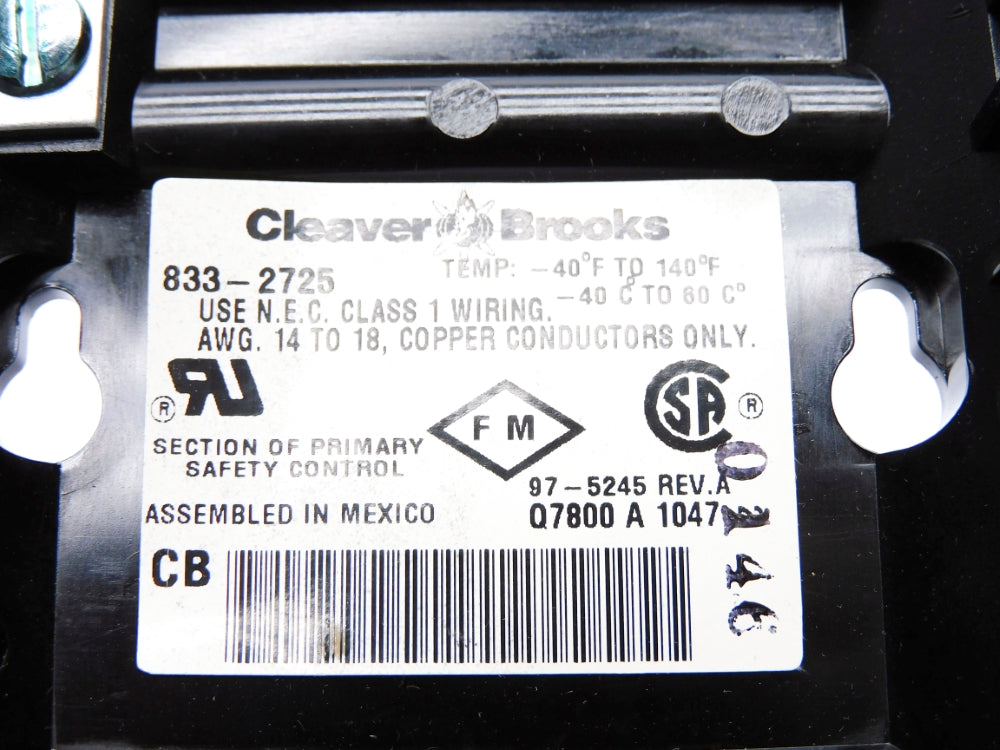 CLEAVER BROOKS CB833-2725 NSMP