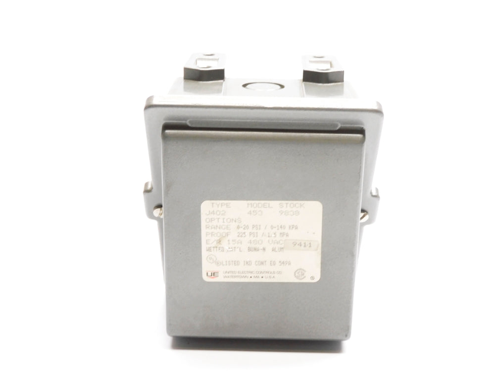 UNITED ELECTRIC J402-453 0-20PSI NSNP
