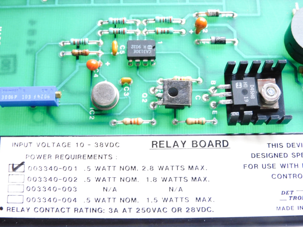 DETTRONICS 003340-001 UNMP