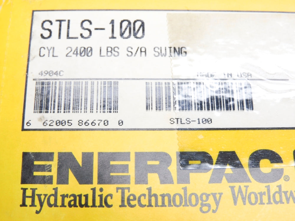 ENERPAC STLS-100 5000PSI 2400# NSMP
