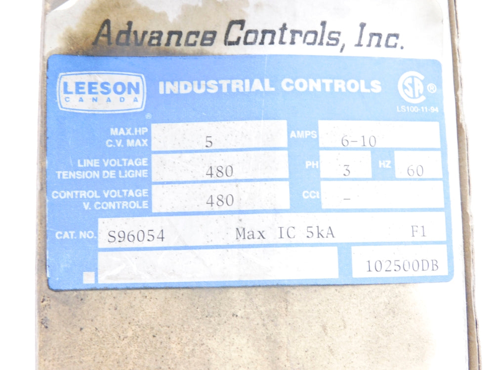 LEESON S96054 NSMP