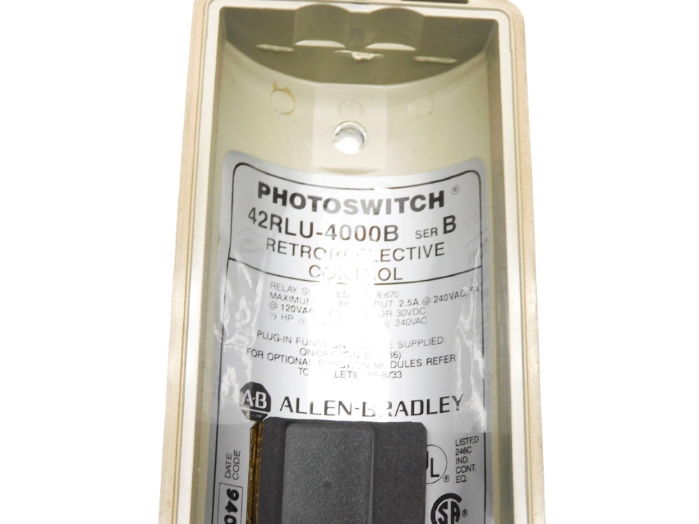 ALLEN BRADLEY 42RLU-4000B SER. B 120V 5A UNMP