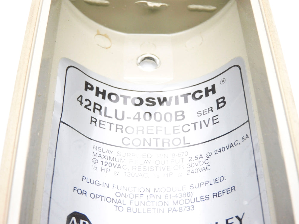 ALLEN BRADLEY 42RLU-4000B SER. B 120V 5A UNMP