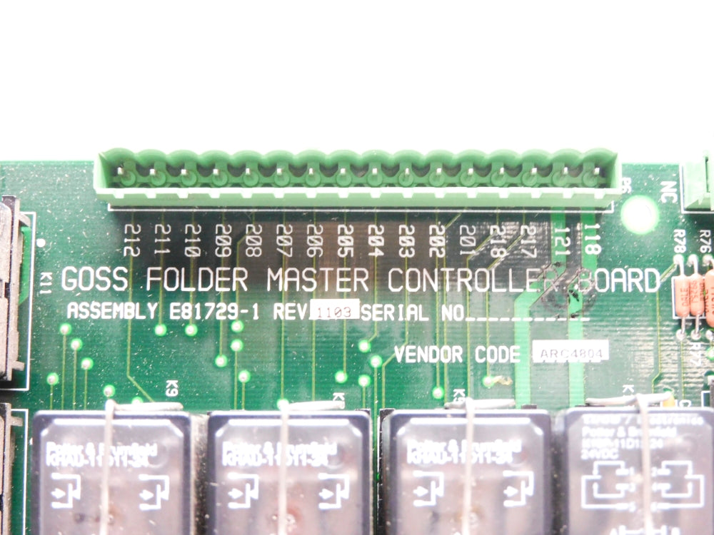 GOSS E81729-1 REV. 1103 NUPI