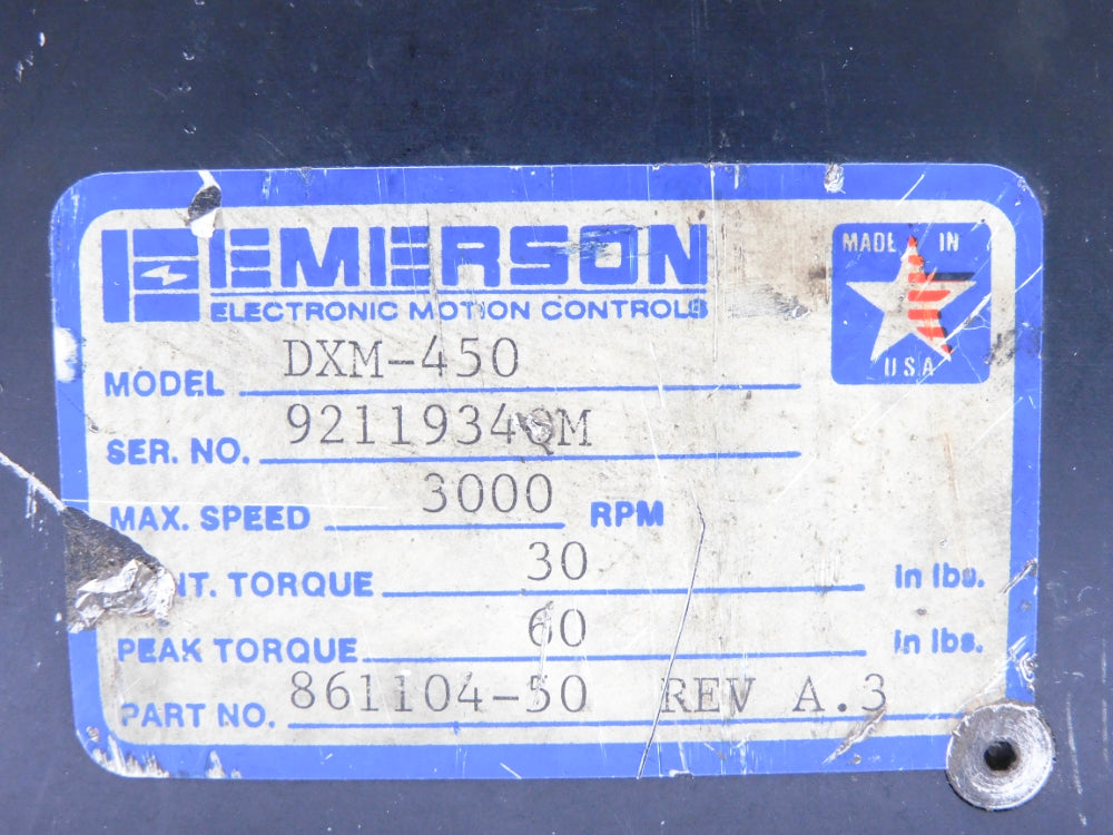 EMERSON DXM-450 861104-50 UNMP