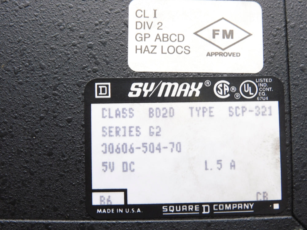 SQUARE D 8020SCP321 SER. G2 UNMP