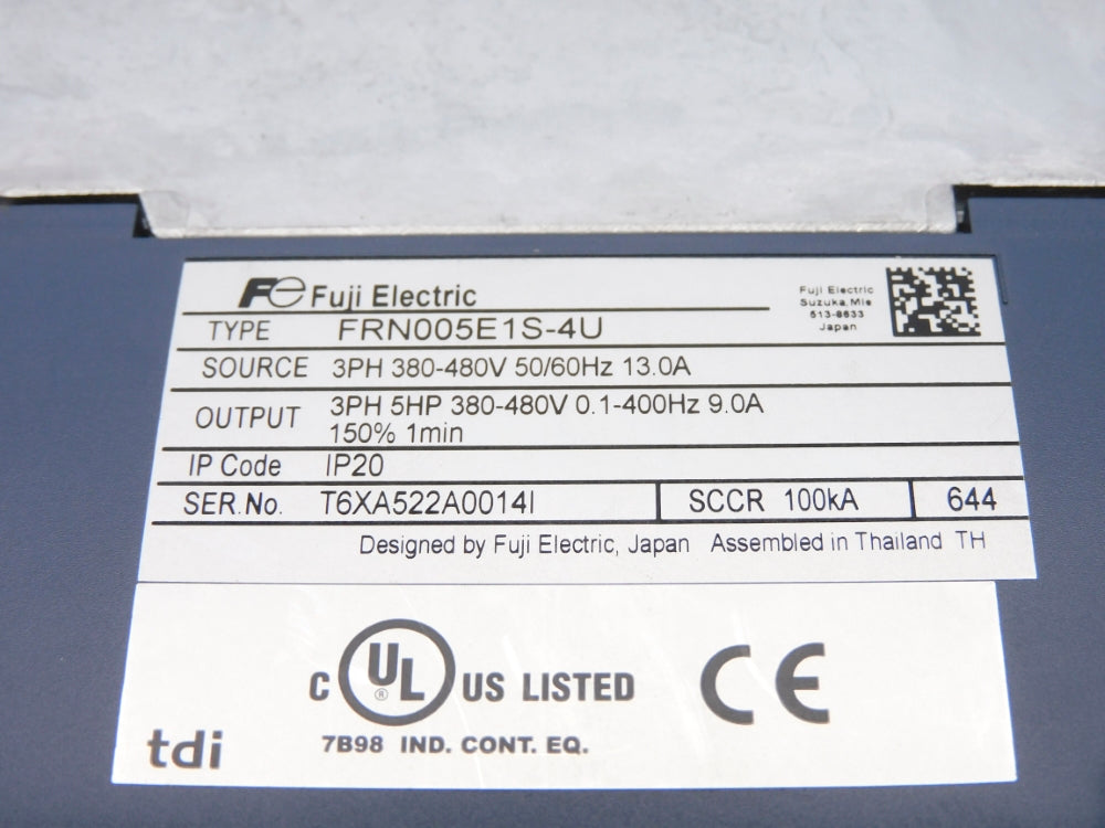 FUJI ELECTRIC FRN005E1S-4U NSMP