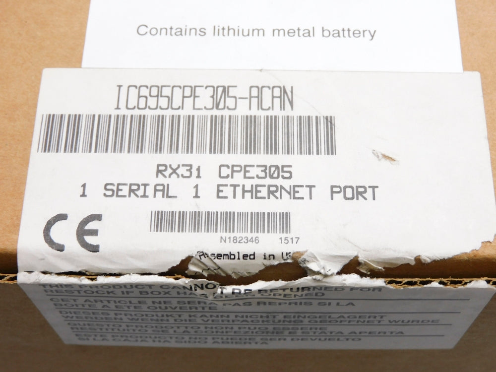 GENERAL ELECTRIC IC695CPE305-ACAN NSMP