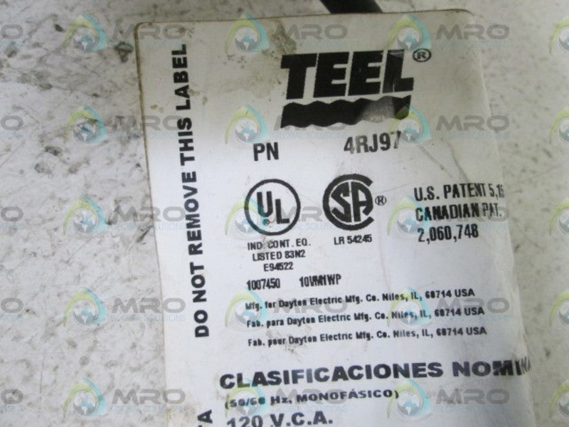 TEEL FLOAT SWITCH 4RJ97 *NEW*