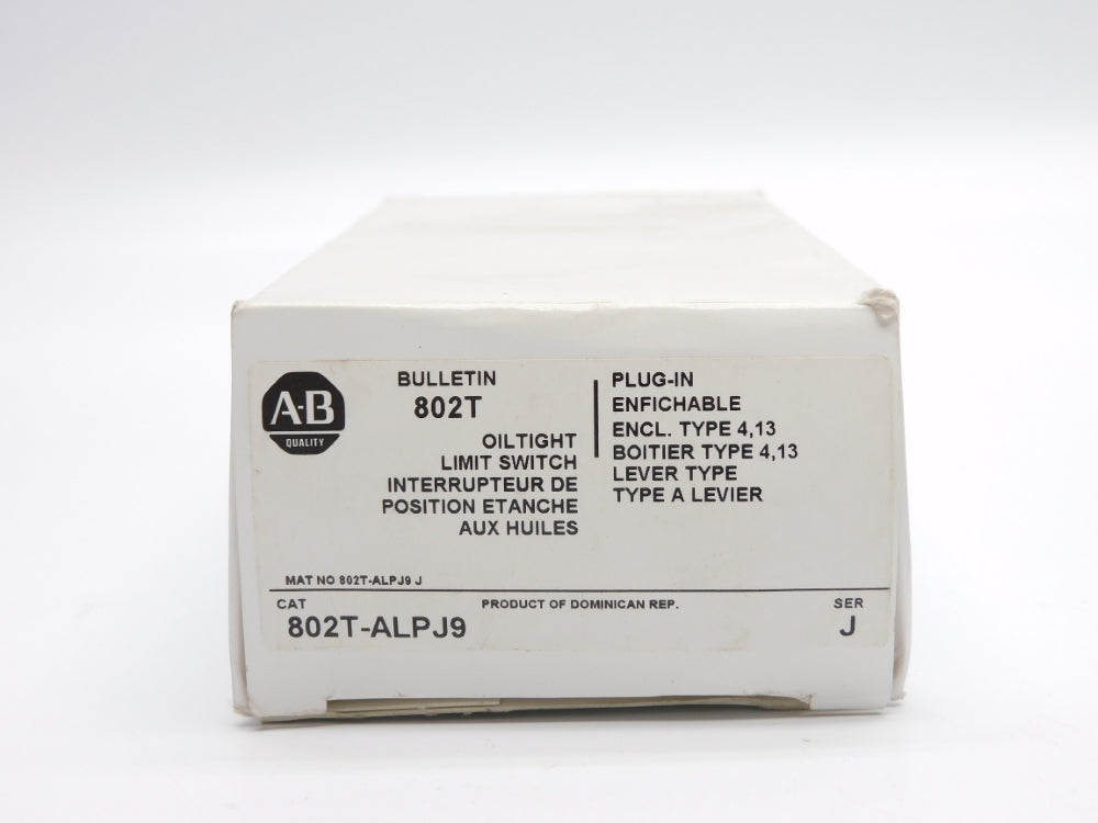 INDUSTRIAL SPARE PART 802T-ALPJ9 SER. J (WH) NSMP
